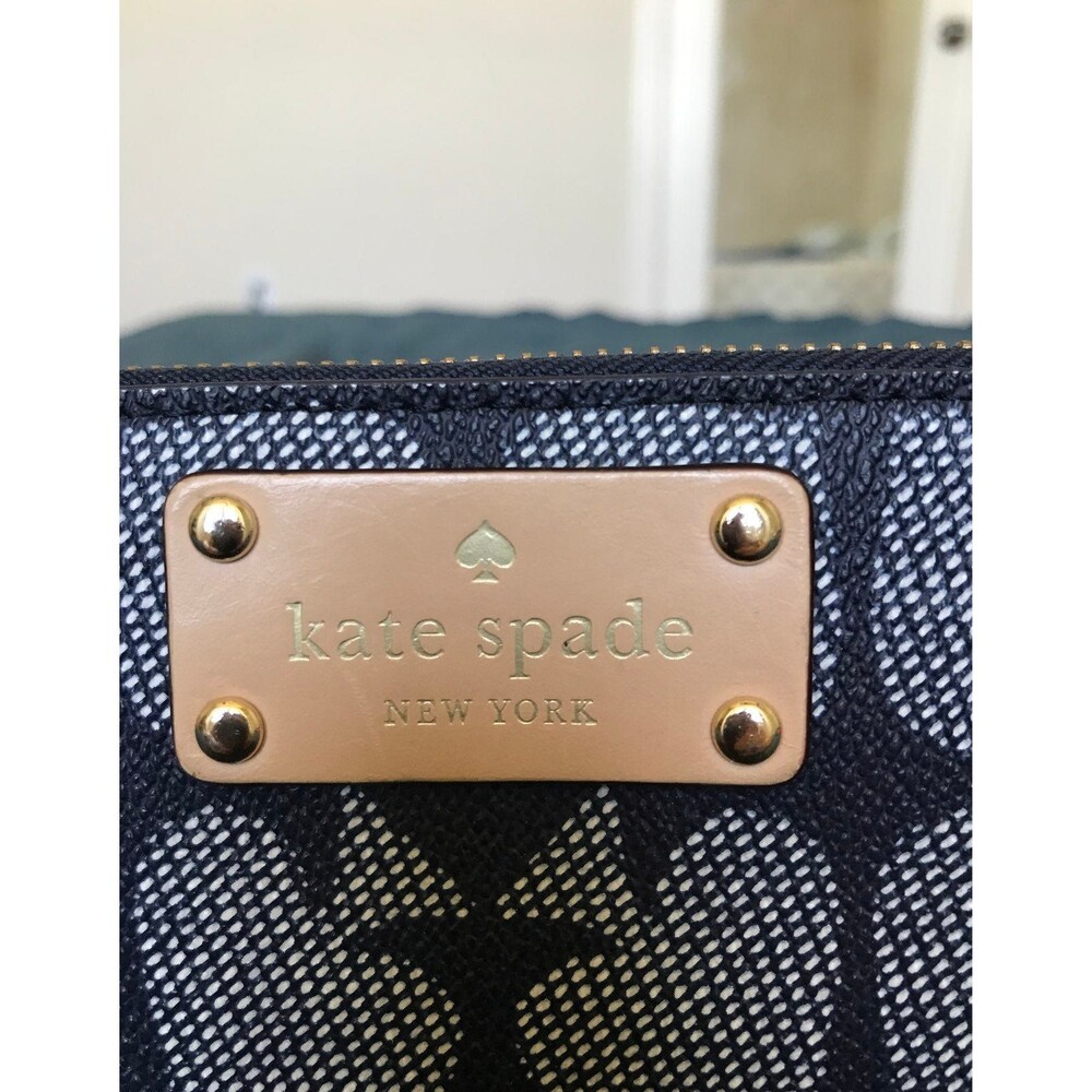 Kate Spade ace of spade continental zip around wallet - Picture 2 of 7